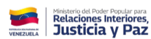 Ministerio de Interior, Justicia y Paz